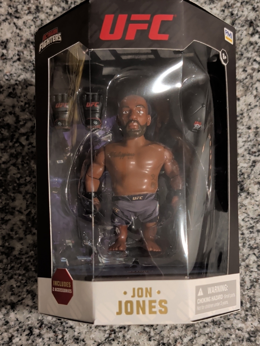 UFC Jon Jones Action Figure - Black & Gold